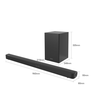 HISENSE HS 212 F, Heimkino System, Schwarz