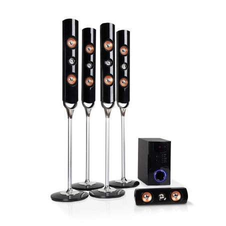AUNA Areal Nobility Surround-System, Schwarz