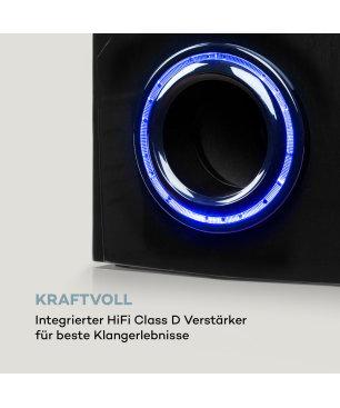 AUNA Areal Nobility Surround-System, Schwarz