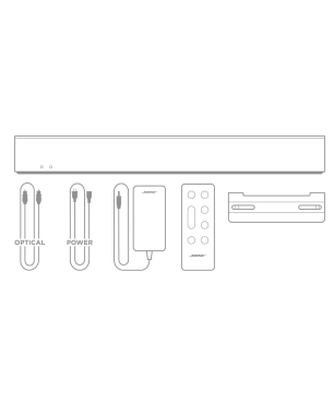 BOSE Solo Series II, Soundbar, Schwarz