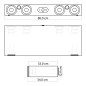 NUBERT nuBoxx AS-425 max Soundbar aktiv | Soundplate, Schwarz