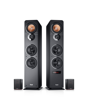 TEUFEL Ultima 40 Aktiv Surround "4.0-Set" 4.0 System, Bluetooth, Schwarz)