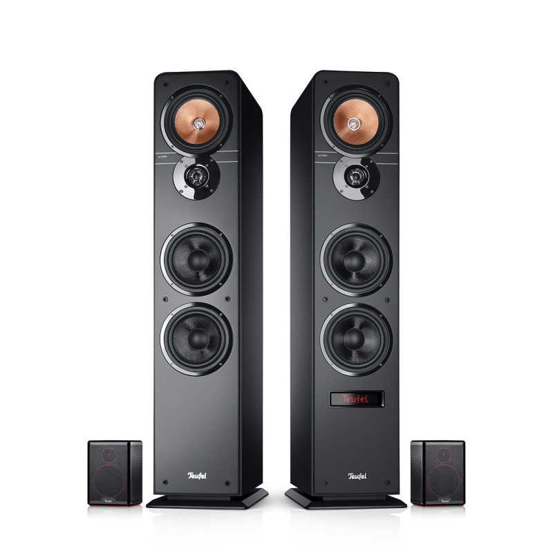 TEUFEL Ultima 40 Aktiv Surround "4.0-Set" 4.0 System, Bluetooth, Schwarz)