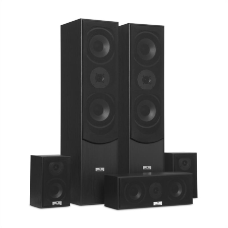 AUNA Surround 5.1-Soundsystem, Schwarz