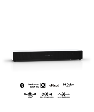 NUBERT nuPro XS-8500 RC Soundbar aktiv | Soundplate, Weiß