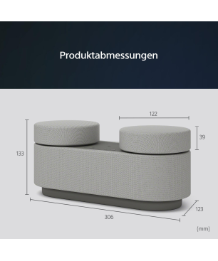 SONY Sony HT-AX7, tragbares Heimkino-System, Grau