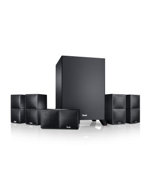 TEUFEL CUBYCON Power Edition 5.1-Heimkino-Set, Schwarz)