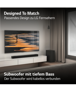 LG DS75Q, Soundbar, Dark Steel Silver