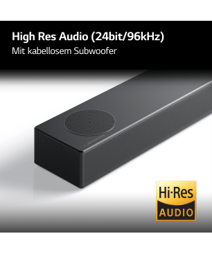 LG DS75Q, Soundbar, Dark Steel Silver