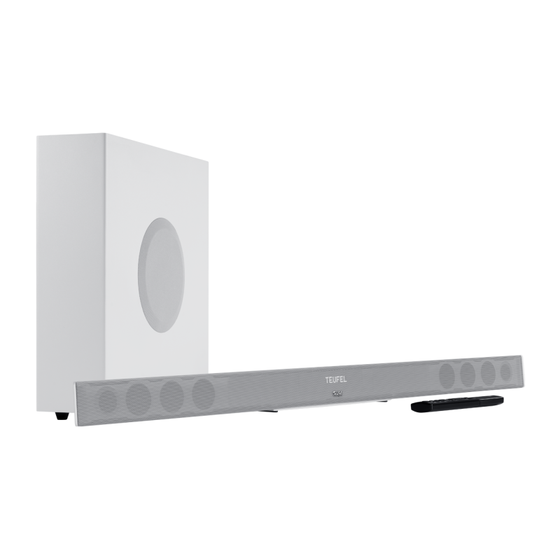 TEUFEL CINEBAR 11 - 2.1-Set, Soundbar, Weiß