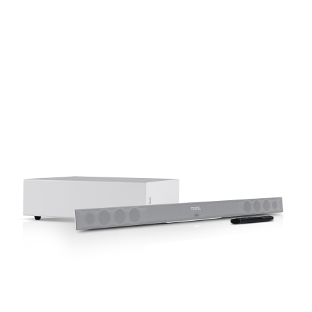 TEUFEL CINEBAR 11 - 2.1-Set, Soundbar, Weiß