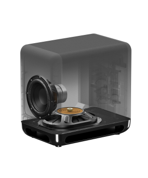 SONY SA-SW5, Subwoofer, Schwarz