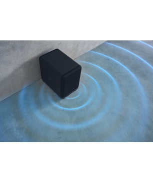 SONY SA-SW5, Subwoofer, Schwarz
