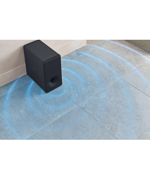 SONY SA-SW3, Subwoofer, Schwarz