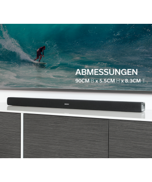 DENON DHT-S316, Soundbar, Schwarz