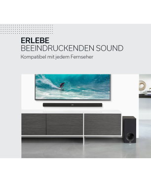 DENON DHT-S316, Soundbar, Schwarz