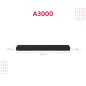 SONY HT-A 3000 Dolby Atmos, Soundbar, Schwarz