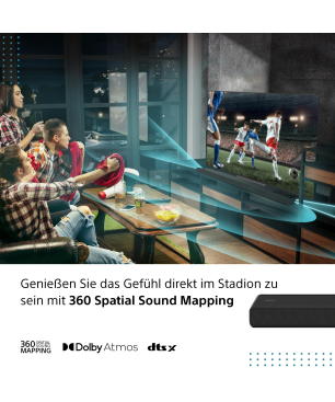 SONY HT-A 3000 Dolby Atmos, Soundbar, Schwarz