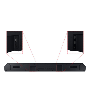 SAMSUNG HW-Q610GC/ZG, Soundbar, Titanschwarz