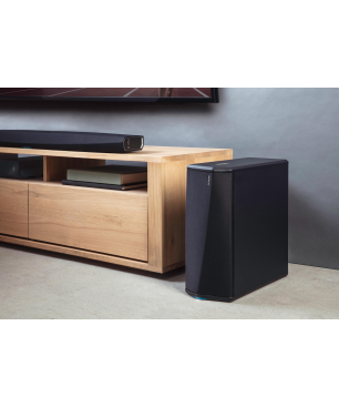 DENON DSW-1H, Subwoofer, Schwarz