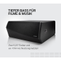 DENON DSW-1H, Subwoofer, Schwarz