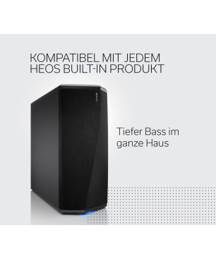 DENON DSW-1H, Subwoofer, Schwarz