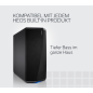 DENON DSW-1H, Subwoofer, Schwarz