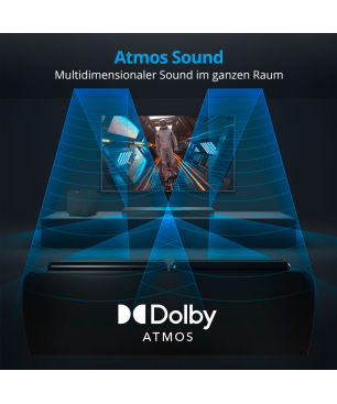 MEDION LIFE® S61022, Soundbar, schwarz