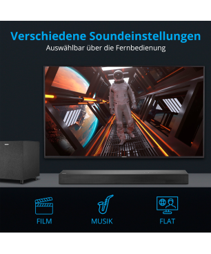 MEDION LIFE® S61022, Soundbar, schwarz