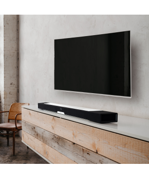 TEUFEL CINEBAR LUX Surround "5.0-Set", 5.0 System, Surround, Weiß / Schwarz