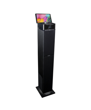 AIWA TS-990CD, 120 Watt, Soundtower mit CD Player,USB, SD und FM-Radio. Dockingstation,, Schwarz