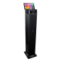 AIWA TS-990CD, 120 Watt, Soundtower mit CD Player,USB, SD und FM-Radio. Dockingstation,, Schwarz