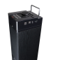 AIWA TS-990CD, 120 Watt, Soundtower mit CD Player,USB, SD und FM-Radio. Dockingstation,, Schwarz