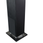 AIWA TS-990CD, 120 Watt, Soundtower mit CD Player,USB, SD und FM-Radio. Dockingstation,, Schwarz