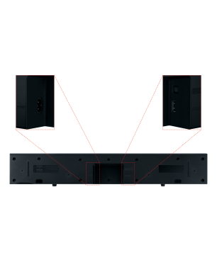 SAMSUNG HW-C410G/ZG, Soundbar, Schwarz