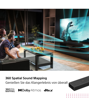 SONY HT-A5000 Dolby Atmos, Soundbar, Schwarz