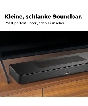 BOSE Smart Soundbar 600, Dolby Atmos, Soundbar, Schwarz