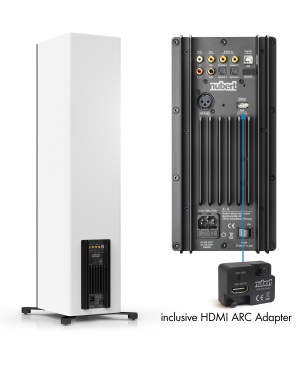 NUBERT nuPro XS-8000 RC HiFi-Lautsprecher Standlautsprecher, Weiß