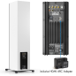 NUBERT nuPro XS-8000 RC HiFi-Lautsprecher Standlautsprecher, Weiß