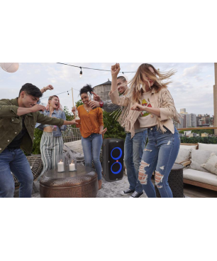 JBL Partybox 310 + Mikrofon Bluetooth Lautsprecher, Schwarz