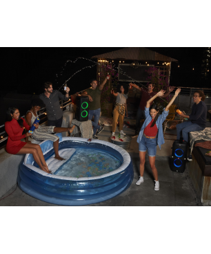 JBL Partybox 310 + Mikrofon Bluetooth Lautsprecher, Schwarz