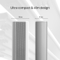 QEUS APS100 white HiFi Lautsprecher (Linienstrahler, White)