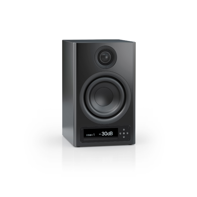 NUBERT nuPro XS-3000 RC Aktivlautsprecher aktiv | Regallautsprecher, Schwarz
