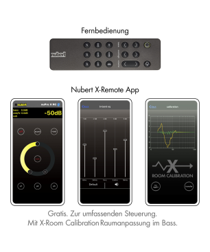 NUBERT nuPro XS-3000 RC Aktivlautsprecher aktiv | Regallautsprecher, Schwarz