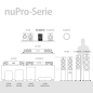 NUBERT nuPro XS-3000 RC Aktivlautsprecher aktiv | Regallautsprecher, Schwarz