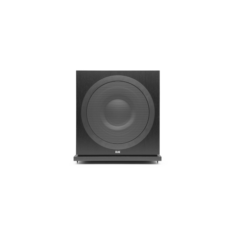 ELAC Debut 2.0 SUB3030 Subwoofer (Aktiver Subwoofer mit Passivradiator, BASH-Technologie, Schwarz)