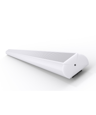 QEUS APS50C white Hifi Lautsprecher (Linienstrahler, White)