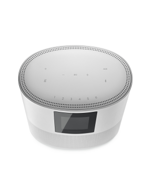 BOSE Home Speaker 500 Lautsprecher App-steuerbar, Bluetooth, Silber