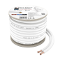 OEHLBACH D1C308 SPEAKER WIRE SP-40 30M SPULE WEISS Lautsprecherkabel, Weiß