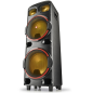 NGS WILDDUB2 Tragbarer Lautsprecher Speaker, Schwarz